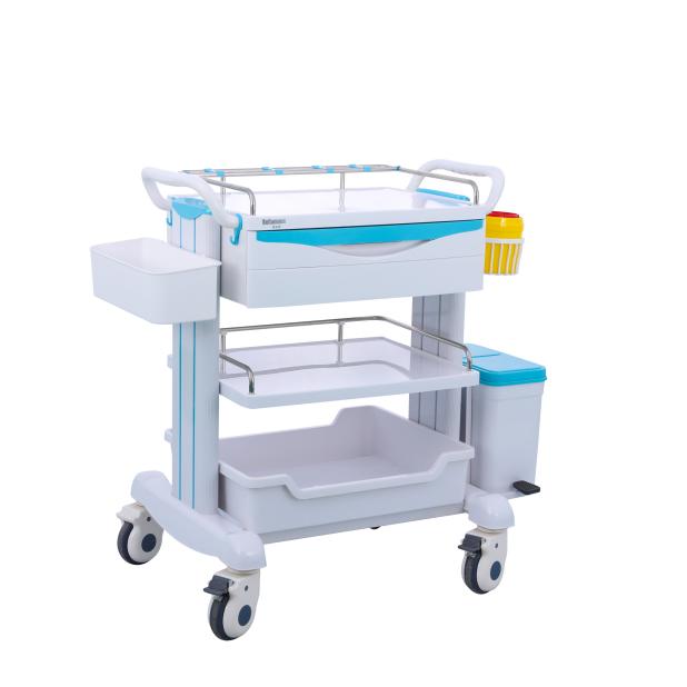 medical trolley with drawers