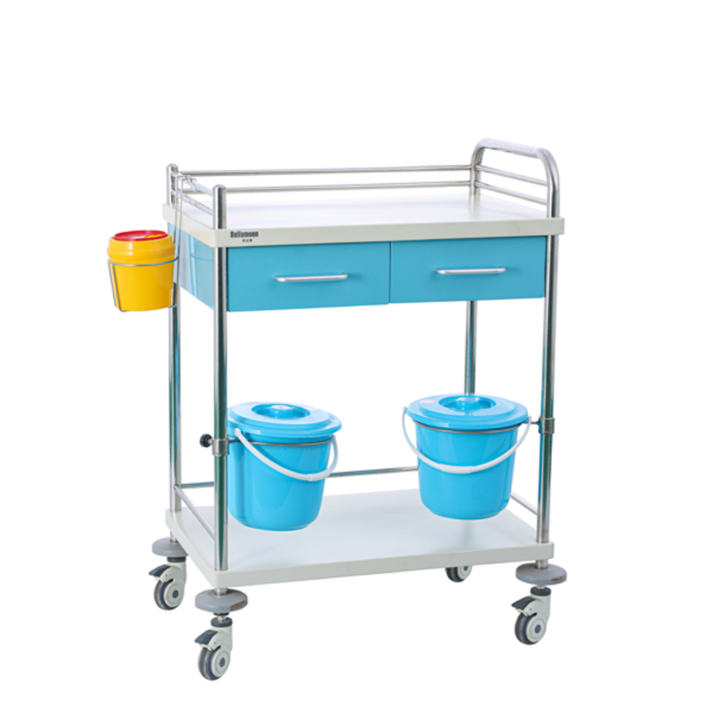 stainless steel trolley hospital