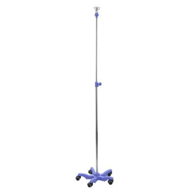 Hospital Mobile Adjustable Stainless Steel IV Pole