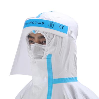 Disposable Splash Protection Plastic Face Shield