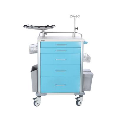 Hospital Emergency Crash Cart Trolley